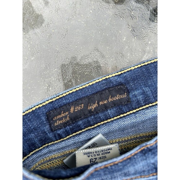 VTG Citizens of Humanity Jeans Womens 29 Amber Stretch High Rise Bootcut Dark - Picture 8 of 12